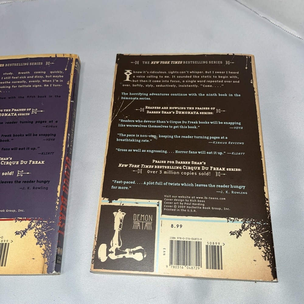 THE DEMONATA SERIES paperback books lot of 3‎  BY DARREN SHAN - Books 4,5 And 9 - Picture 7 of 8